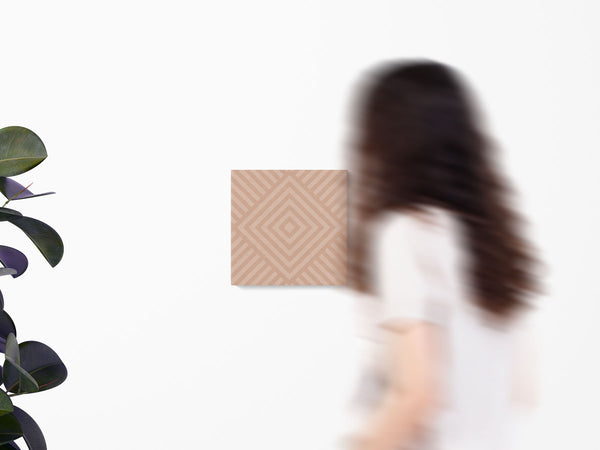 Panneau Acoustique Mural Angulaire – Tuile à motif répétitif