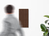Wood Slat Acoustic Wall Panel - Dark Tones