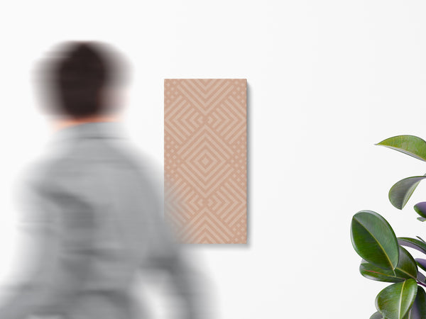 Panneau Acoustique Mural Angulaire – Tuile à motif répétitif