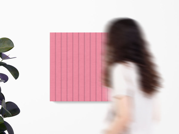 Wood Slat Acoustic Wall Panel - Coloured